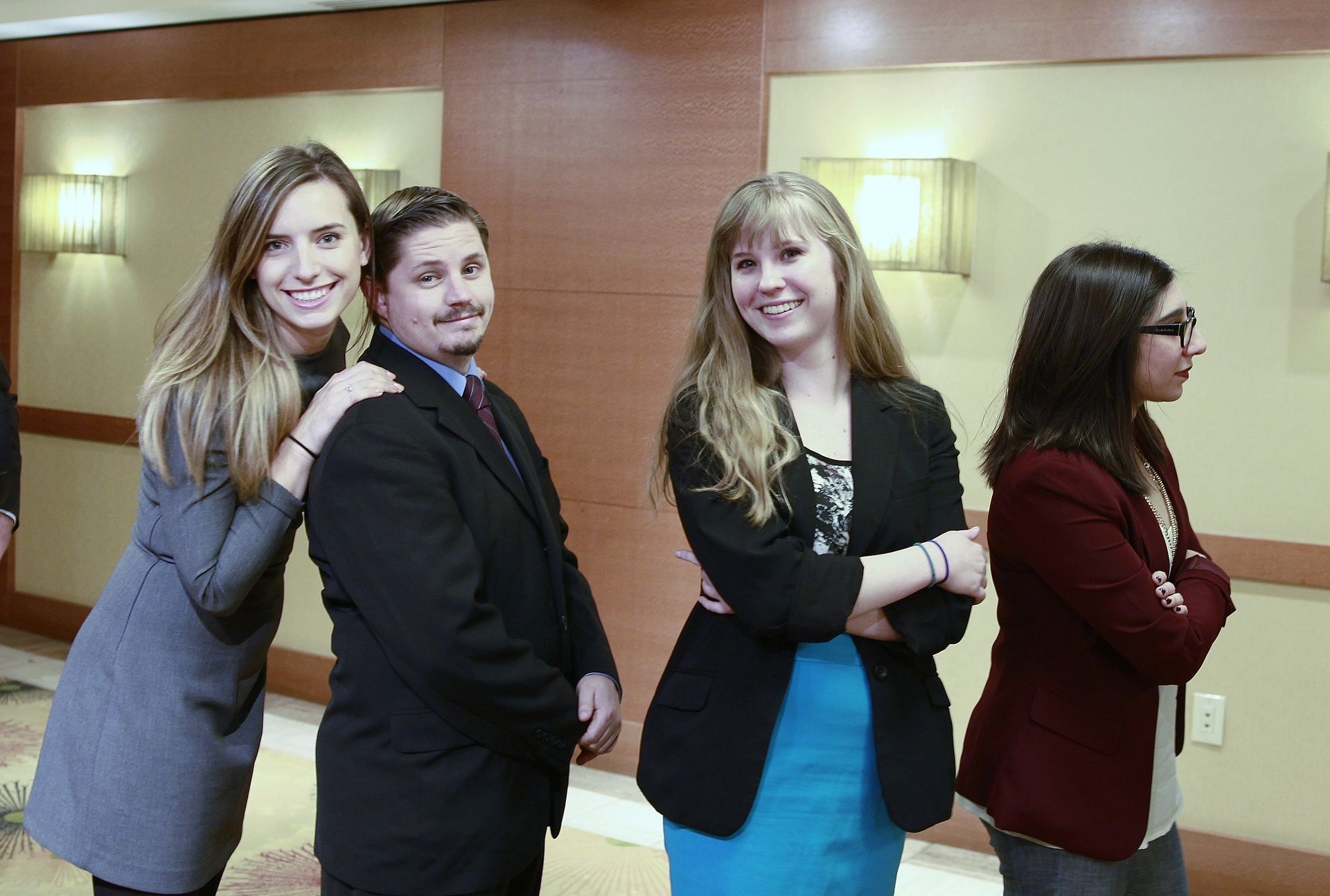 NWMUN alumni and delegates gathered at a conference